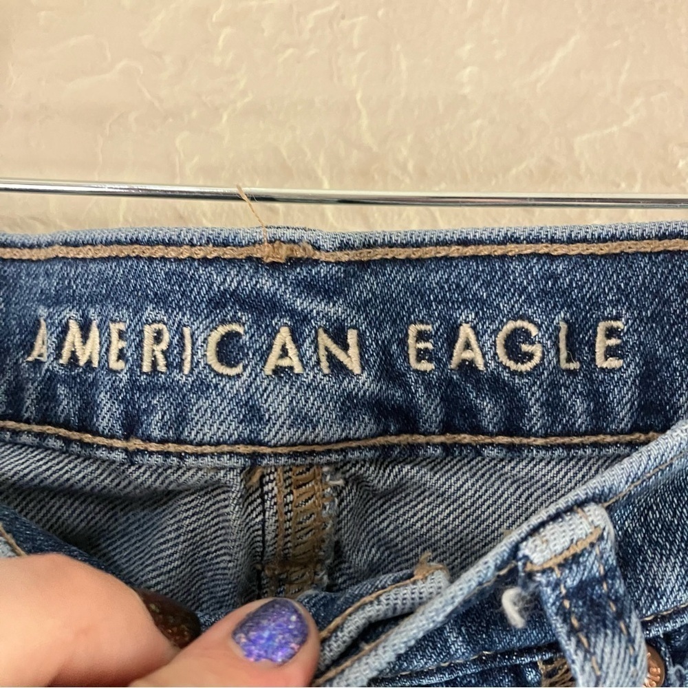American Eagle Patchwork 90’s Bootcut Jeans In Bl… - image 8